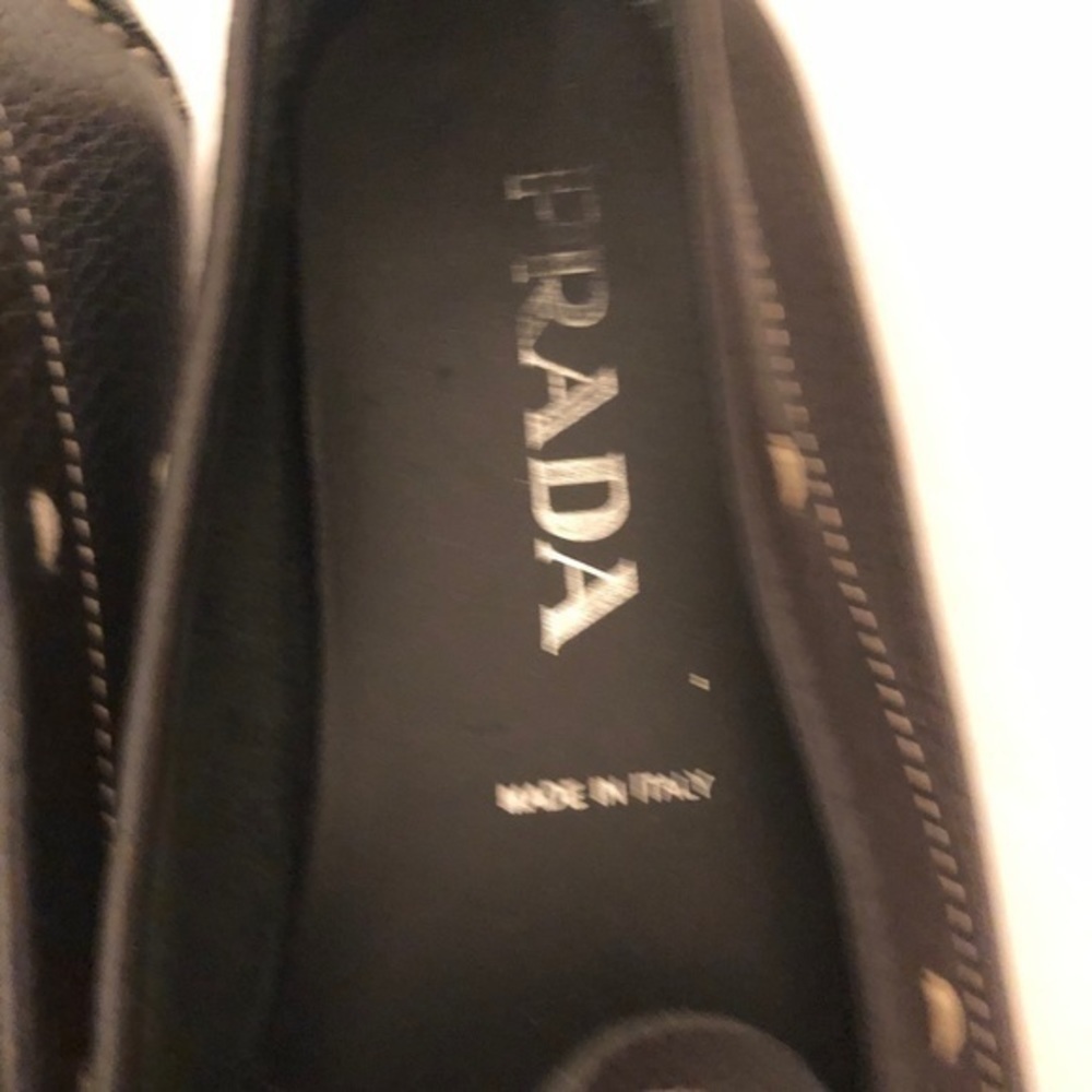 PRADA black loafer flat shoes - Picture 8 of 11